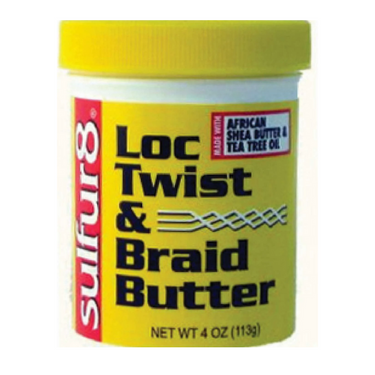 Sulfur8 Loc Twist & Braid Butter – 4 oz - ANNS BEAUTY SUPPLY
